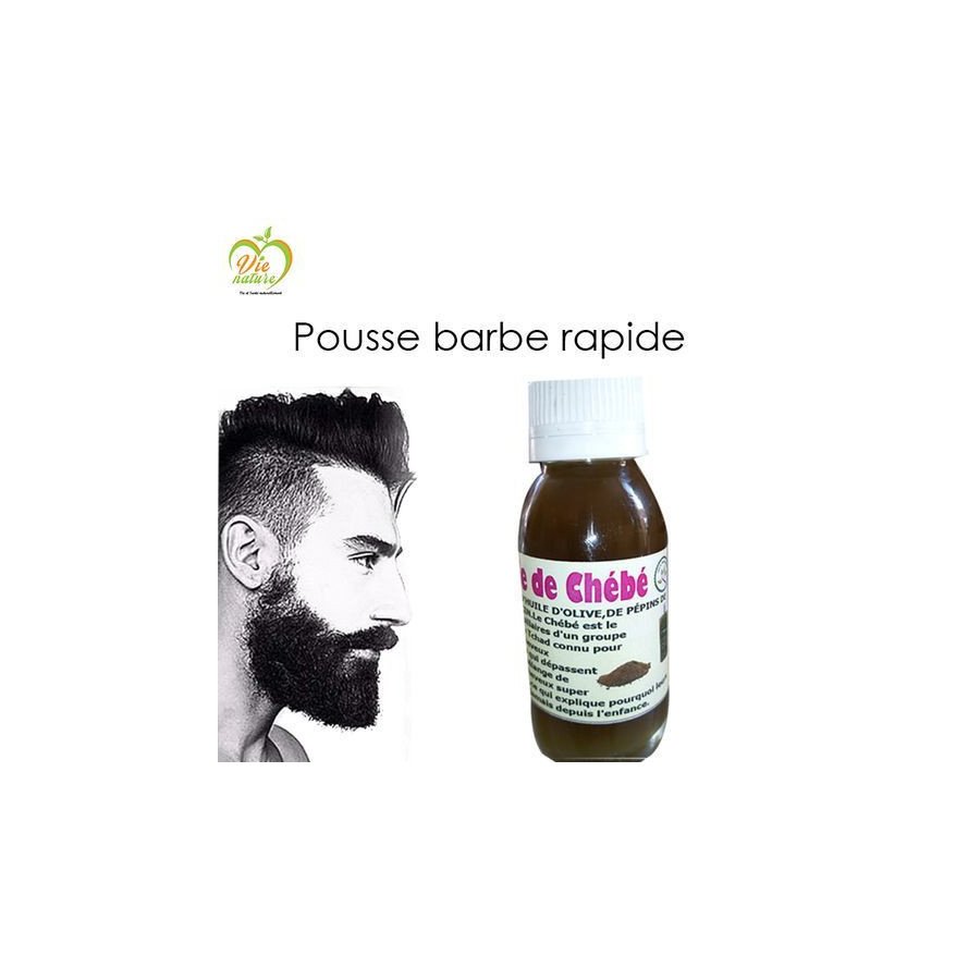 Huile   Pousse Barbe Rapide de chebe - 60ml