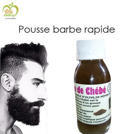 Huile   Pousse Barbe Rapide de chebe - 60ml