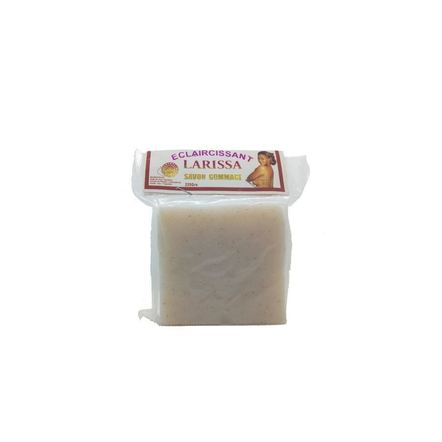 Larissa Savon GOMMAGE Éclaircissant à base de coco - 225 Gr Larissa Savon GOMMAGE Éclaircissant à base de coco - 225 Gr