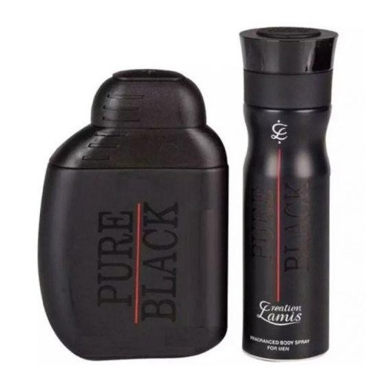 Pack de 2  parfum et désodorisant pur Black