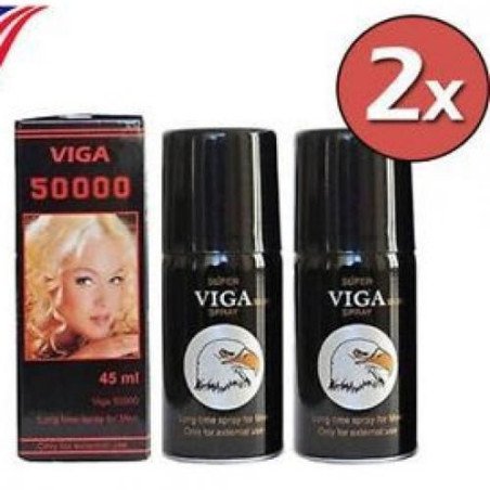Pack de 2 spray viga faiblesse sexuel 15 ml