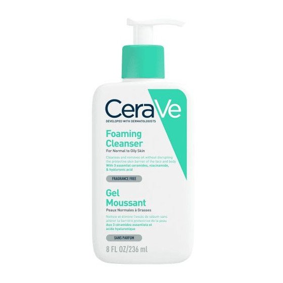 Gel moussante cerave 266 ml