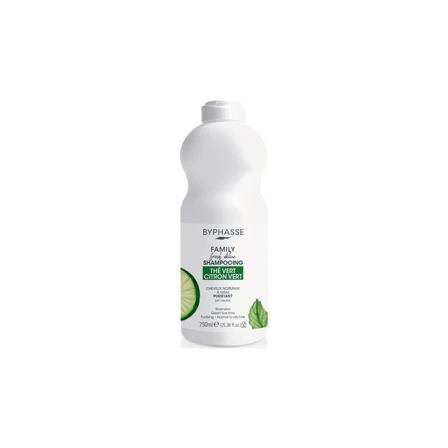 Byphasse Family Fresh Delice Shampoing Citron Vert et Thé Vert 750 ml Byphasse Family Fresh Delice Shampoing Citron Vert et Thé Vert 750 ml