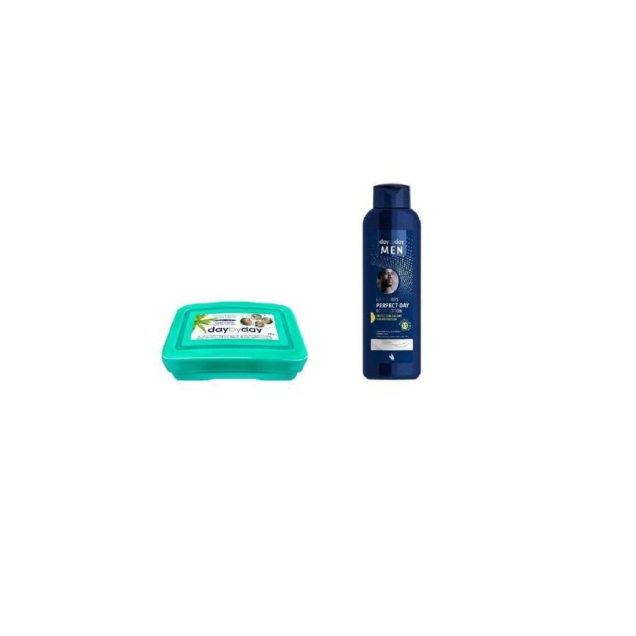 Lait de corps day bay day men et savon aloe