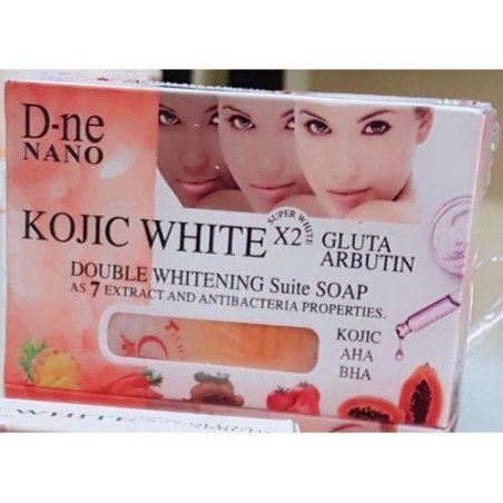Savon kojic white gluta arbutin super blanchissant 160g