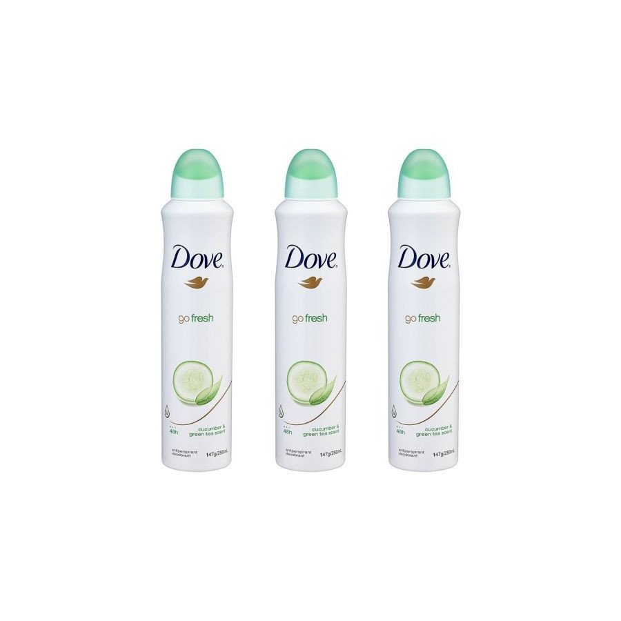 Pack de 3 désodorisant dove concombre 250ml Pack de 3 désodorisant dove concombre 250ml