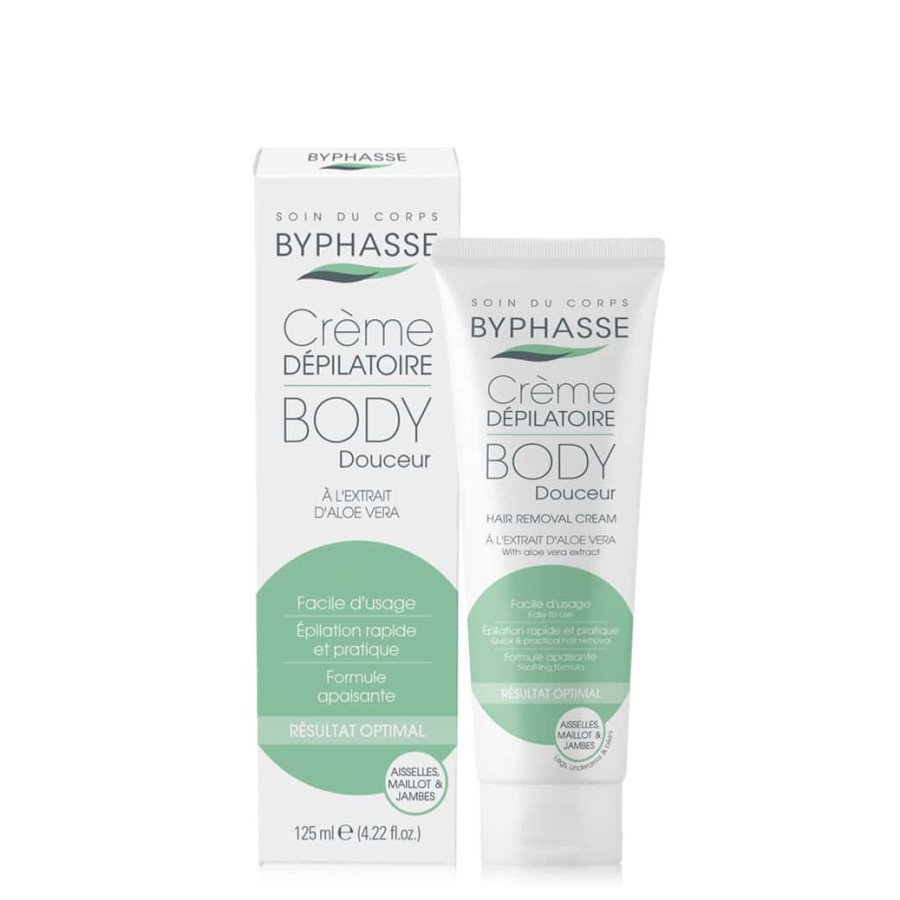BYPHASSE Crème Dépilatoire à l’Aloe Vera 125ml BYPHASSE Crème Dépilatoire à l’Aloe Vera 125ml