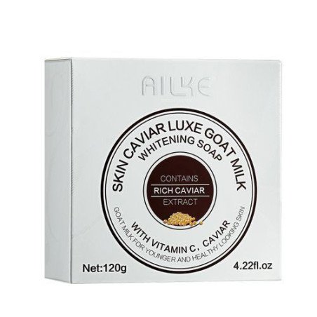 Savon Ailke Caviar Luxe blanchissant au lait de chèvre 120gr