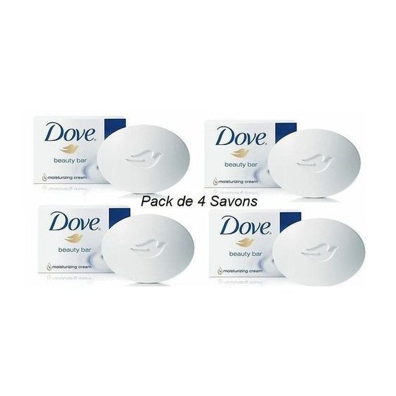 Lot de 4 Savon Dove beauty cream bar Original 100g