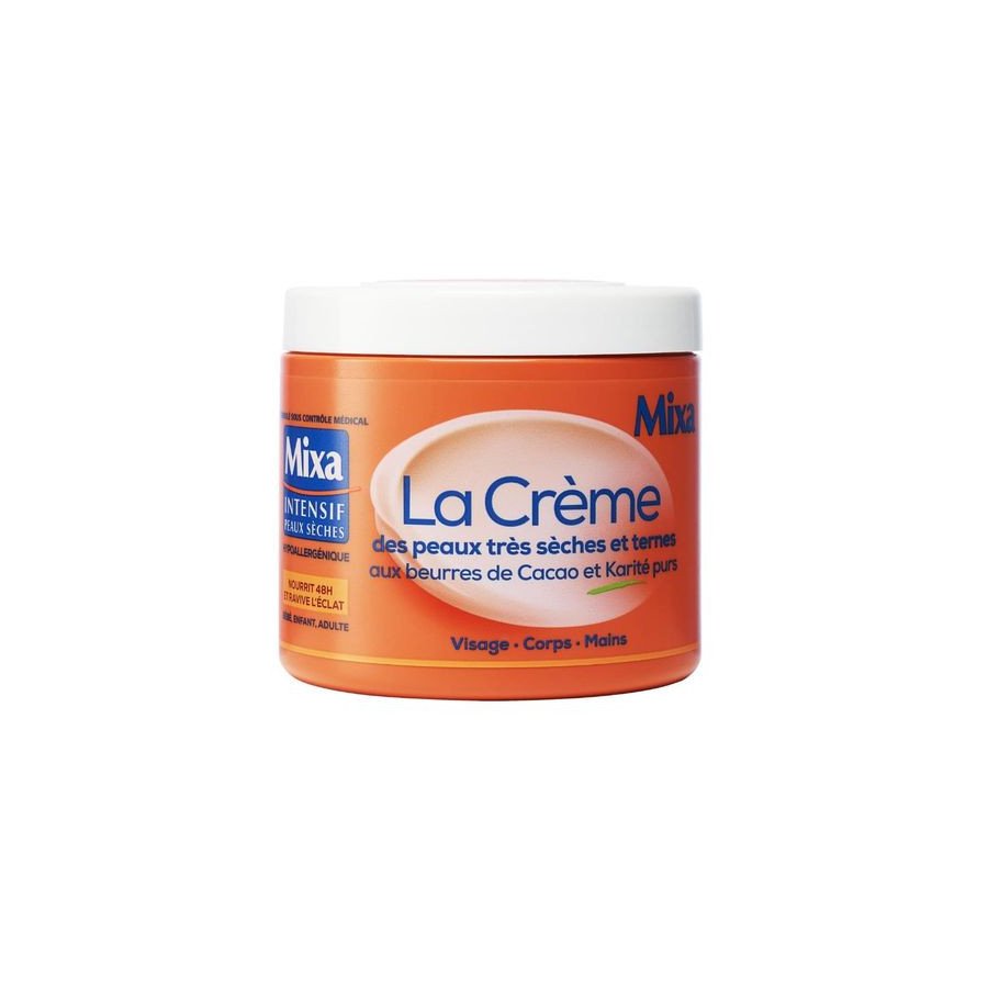 Mixa Crème Peaux très Sèches à ternes Aux beurres de Cacao et Karité purs 400 ml Mixa Crème Peaux très Sèches à ternes Aux beurres de Cacao et Karité purs 400 ml