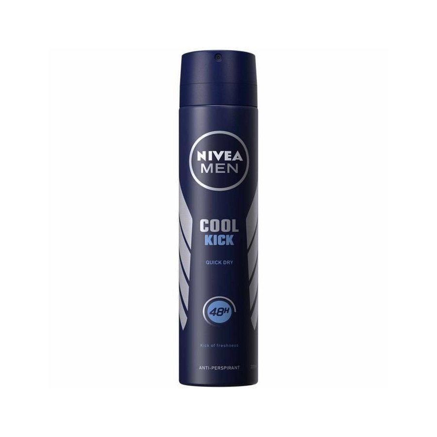 NIVEA MEN, Déodorant Homme Homme, Cool Kick, Spray 200ml NIVEA MEN, Déodorant Homme Homme, Cool Kick, Spray 200ml