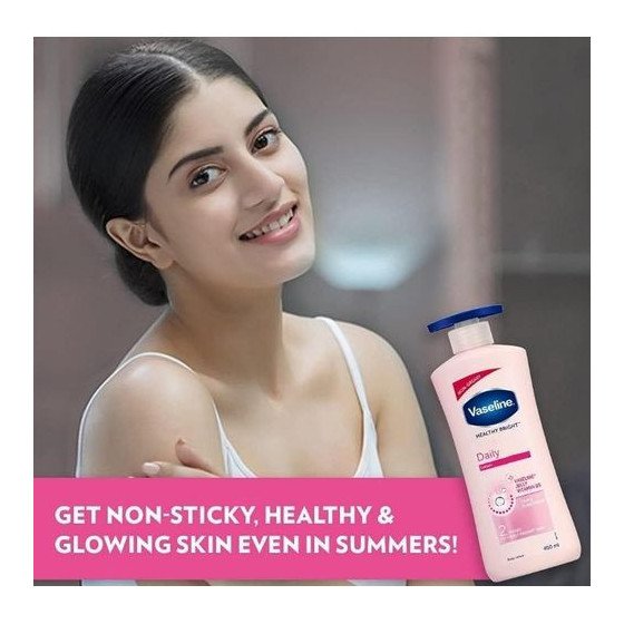 Lait de corps vaseline rose