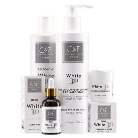 C&F Gamme eclaircissant white 3D- 4pcs