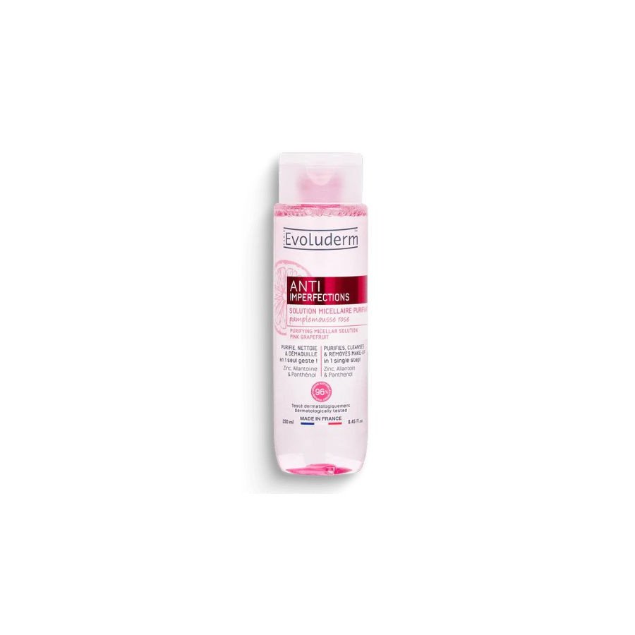 Evoluderm SOLUTION MICELLAIRE ANTI IMPERFECTIONS - 250ML Evoluderm SOLUTION MICELLAIRE ANTI IMPERFECTIONS - 250ML