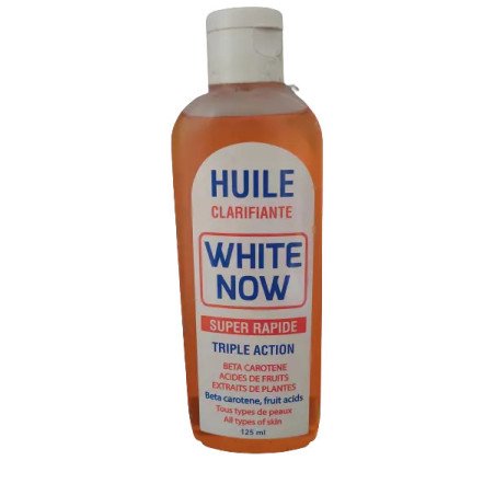 WHITE NOW HUILE CLARIFIANTE TRIPLE ACTION AUX ACIDES DE FRUITS 125 ML
