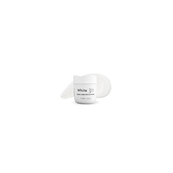 White 3D crème visage