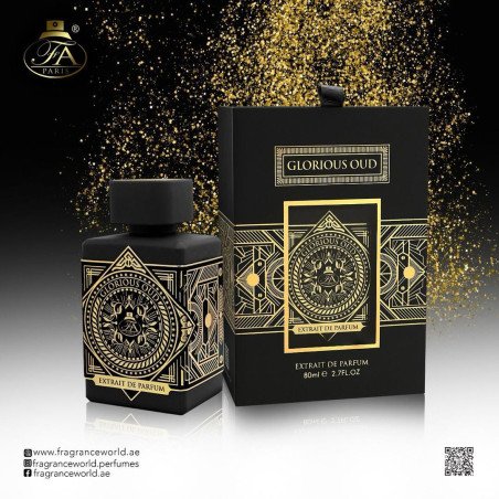Extrait de Parfum Glorious Oud 100 ml de Fragrance World Inspiré par Initio Oud pour la grandeur