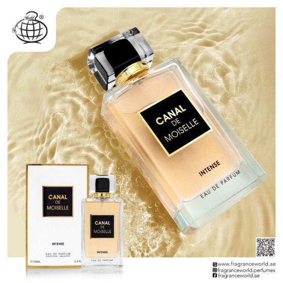 Fragrance World Canal De Moiselle Intense, Eau de Parfum, Pour Femme, 100 ML