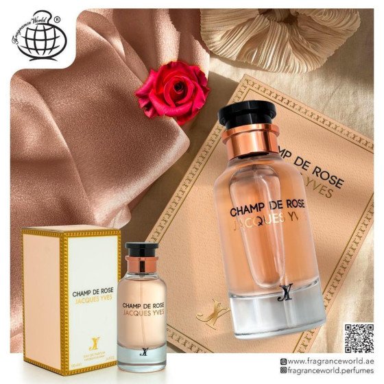 Champ De Rose Jacques Yves 100ml Eau De Parfum Parfum Vaporisateur Par Fragrance World