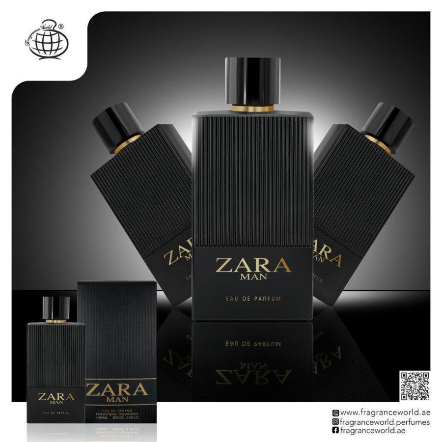 Eau de Parfum Fragrance World, Zara Man, Homme 100 ml