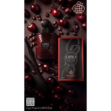 Eau de Parfum Opio Noir Red Dose de Fragrance World, Femme, 100