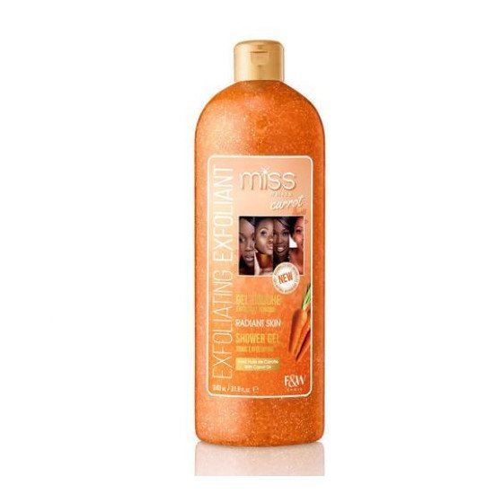 Gel douche gommage mise white carotte