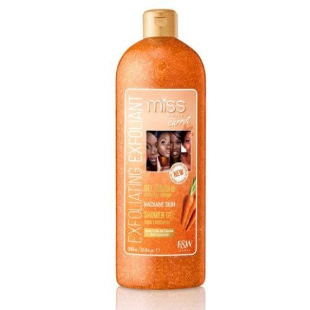 Gel douche gommage mise white carotte