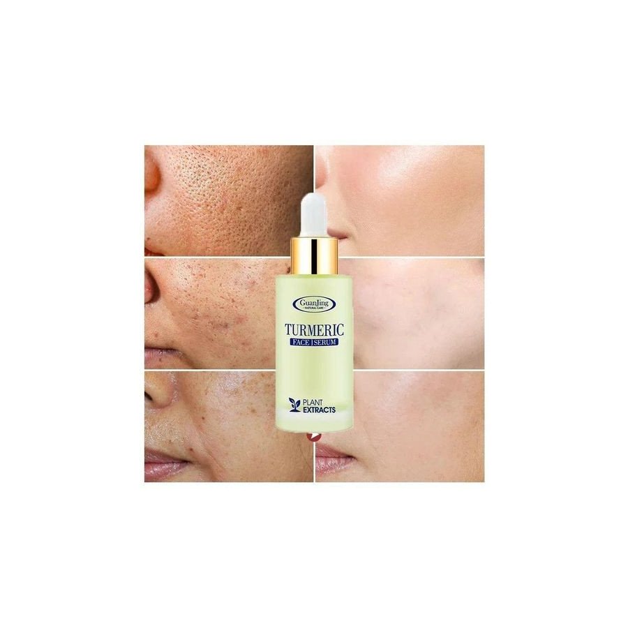 Pack2 (Sérum, savon), ensemble curcuma soins de la peau, hydratant et nettoyant