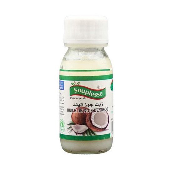 Souplesse Huile de coco pour des cheveux souples et un corps hydratant