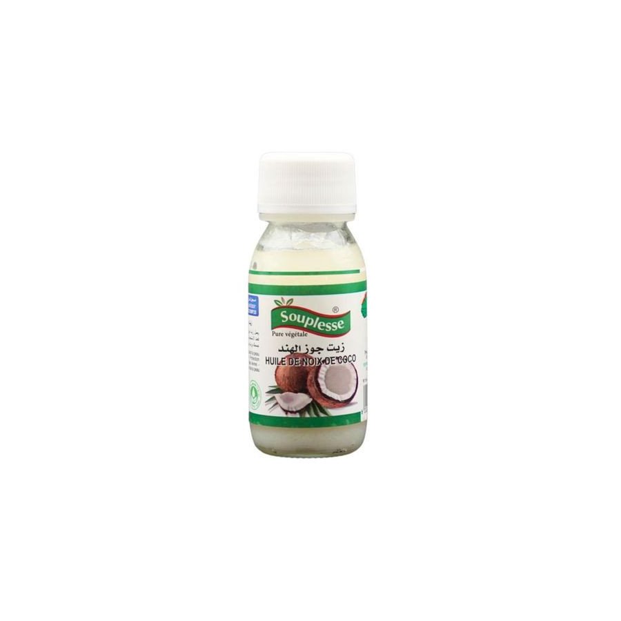 Souplesse Huile de coco pour des cheveux souples et un corps hydratant