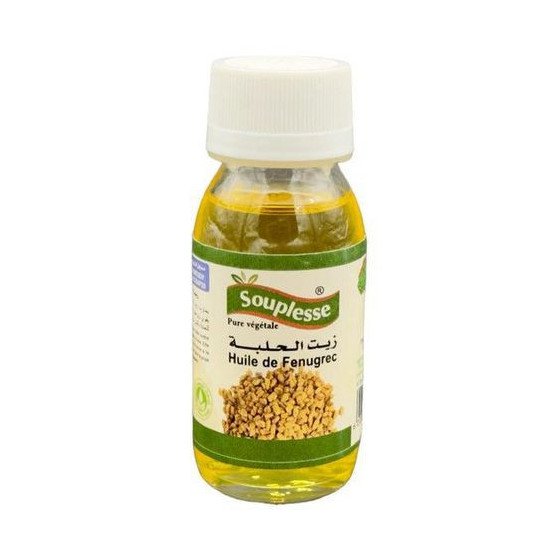 Souplesse Huile de fenugrec pour des cheveux souples et un corps hydratant