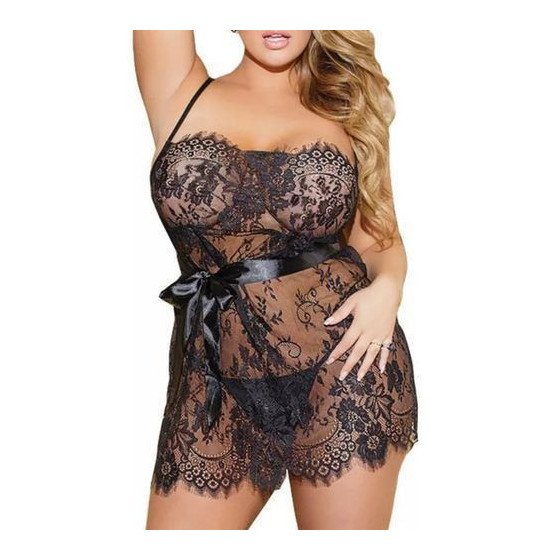 Robe Babydoll Romance - en Dentelle -