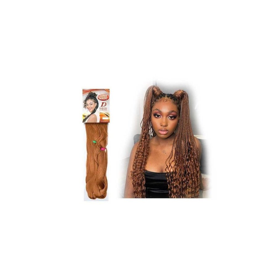 Darling Packet de mèche Super Magic -100% Kanekalon - Couleur 30 - Rousse