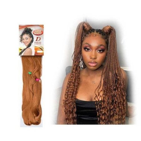 Darling Packet de mèche Super Magic -100% Kanekalon - Couleur 30 - Rousse