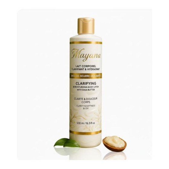 MAYANA Lait corporel clarifiant et hydatant 500ML