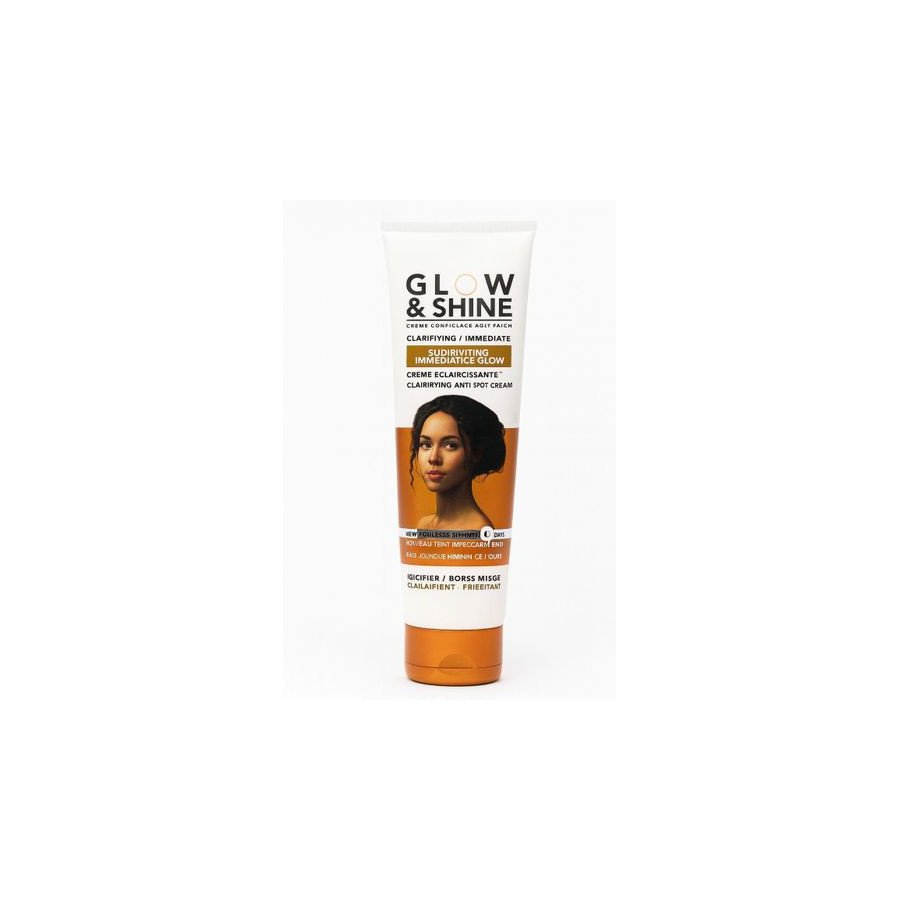 Glow & Shine Crème Correctrice Anti-Taches – Éclat & Clarté Immédiate (Huile de Carotte + Vitamine C) - 180 Ml