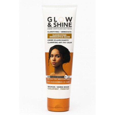 Glow & Shine Crème Correctrice Anti-Taches – Éclat & Clarté Immédiate (Huile de Carotte + Vitamine C) - 180 Ml