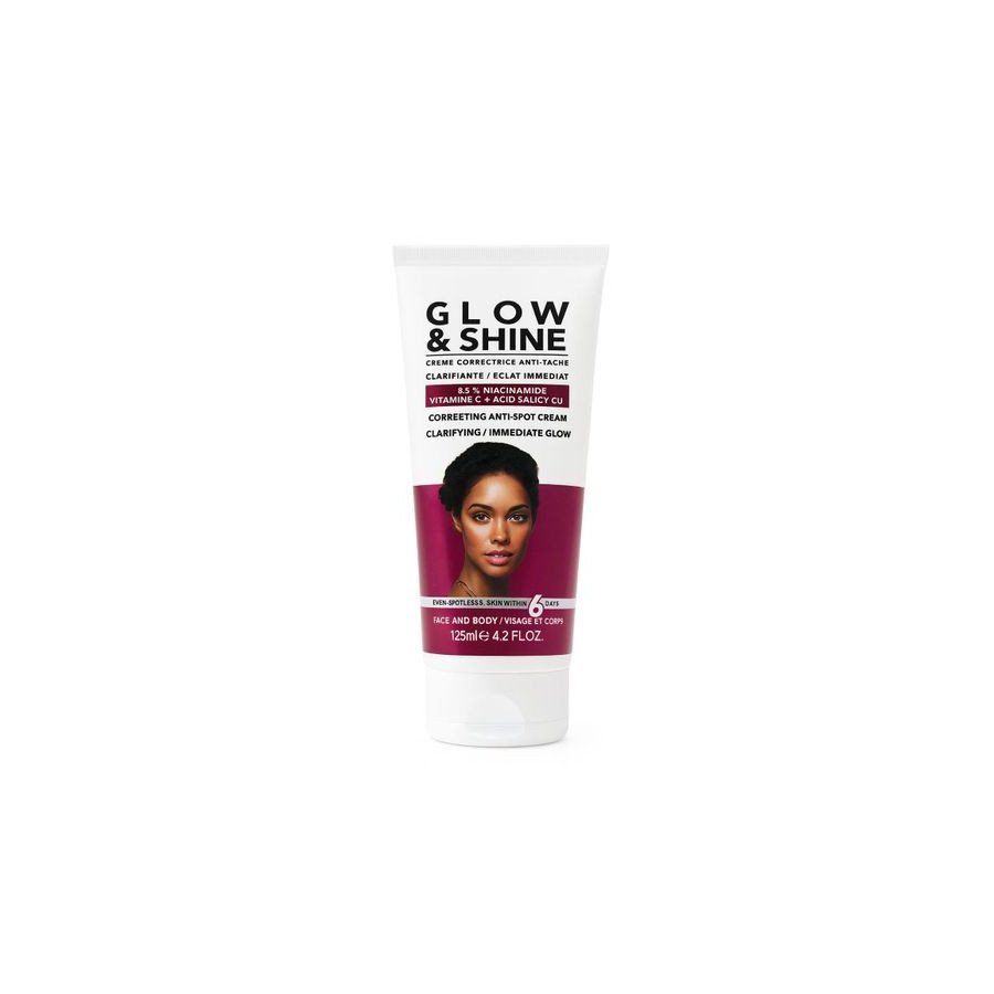 Glow & Shine Crème Correctrice Anti-Tache – Clarifiante & Éclat Immédiat (Visage & Corps) - 350 ml