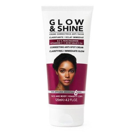 Glow & Shine Crème Correctrice Anti-Tache – Clarifiante & Éclat Immédiat (Visage & Corps) - 350 ml
