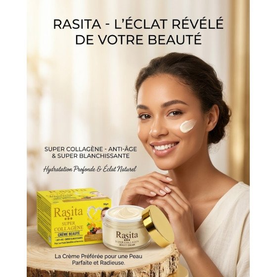 Crème visage rasita collagène