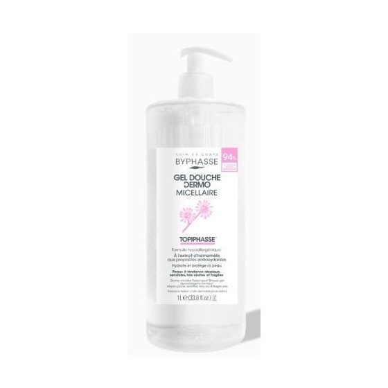 Byphasse GEL DOUCHE DERMO MICELLAIRE - TOPIPHASSE - 1L