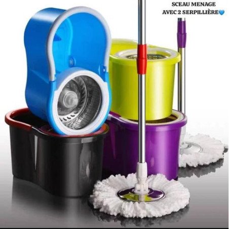 Sceau et essoreuse ménage - multicolore