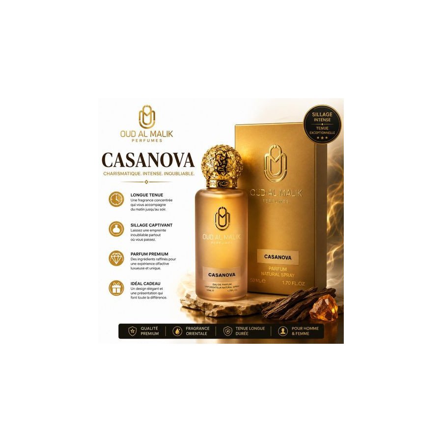 Eau de parfum oude malick casanova 50 ml