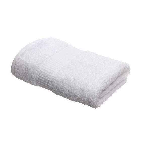 Serviette de bain %cotton blanc