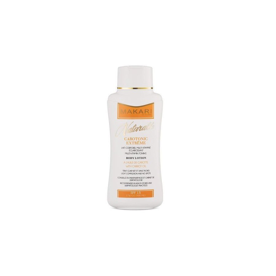 Makari Lait Corporel Multi Vitaminé - Eclaircissant à L'huile De Carotte - 500 ml