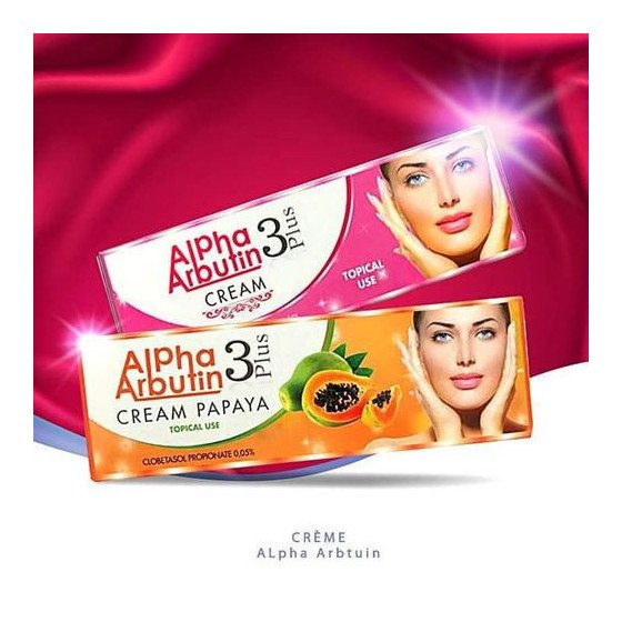 Lot de tub éclaircissant alpha arbutin 50g