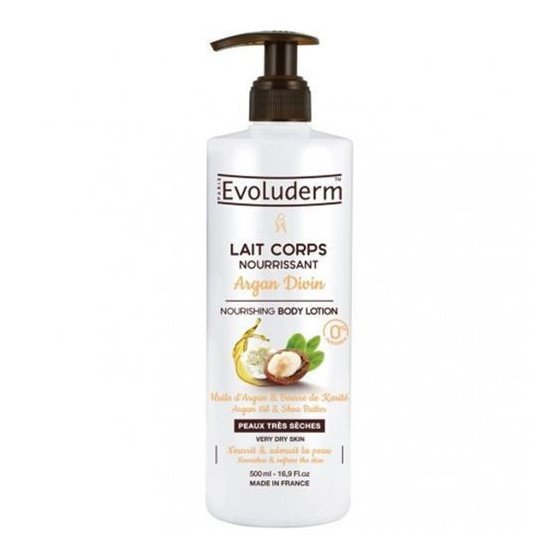 Evoluderm - Lait Corps Nourissant Argan Divin - 500ml