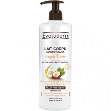 Evoluderm - Lait Corps Nourissant Argan Divin - 500ml