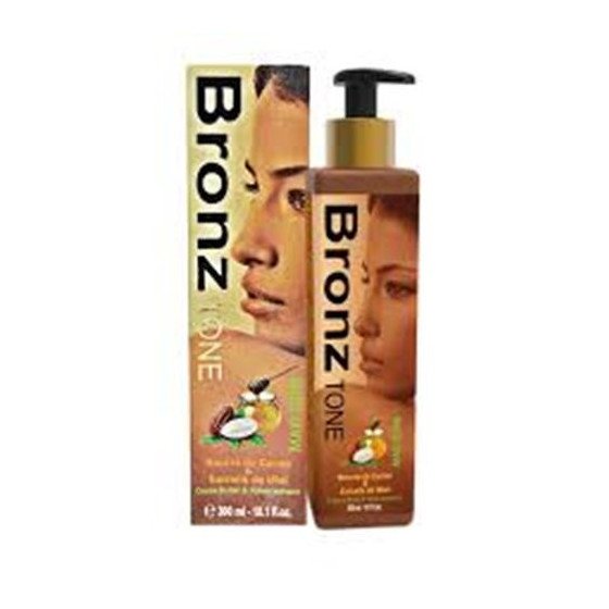 BronzTone Maxi Tone avec lotion aux extraits de beurre de cacao et de miel 300 ml