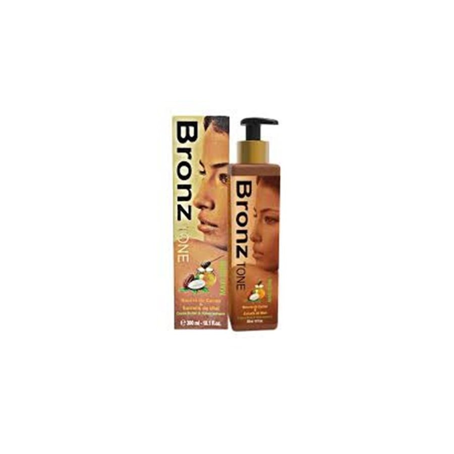 BronzTone Maxi Tone avec lotion aux extraits de beurre de cacao et de miel 300 ml